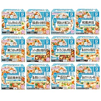 Amazon | 和光堂 ベビーフード 栄養マルシェ 9か月頃から 12種